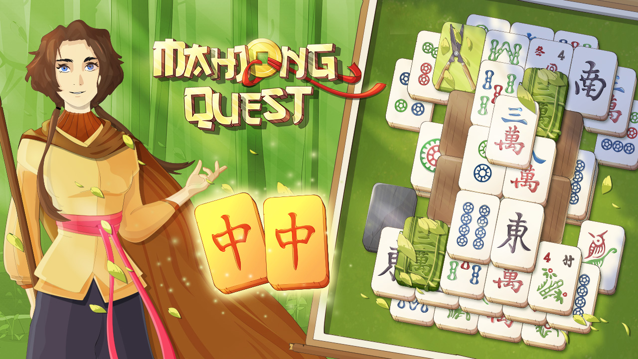 Mahjong Quest 2 gratuit en plein écran jeu en ligne et flash