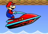 Mario Jet Ski gratuit en plein écran - jeu en ligne et flash